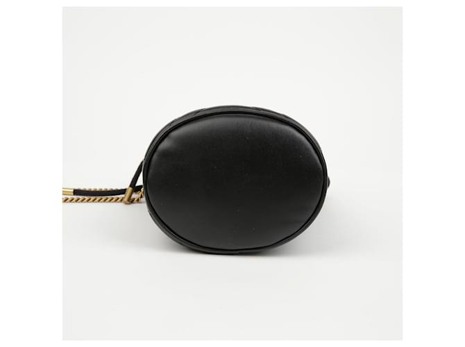 Gucci Mini borsa a secchiello GG Marmont nera Nero - vista 4