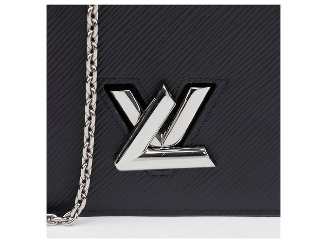 Twist Louis Vuitton Cartera con cadena y cinturón retorcido Negro - vista 2