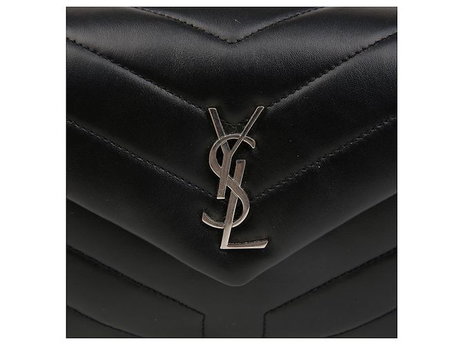 Saint Laurent Borsa a tracolla Lulu Toy Nero - vista 2