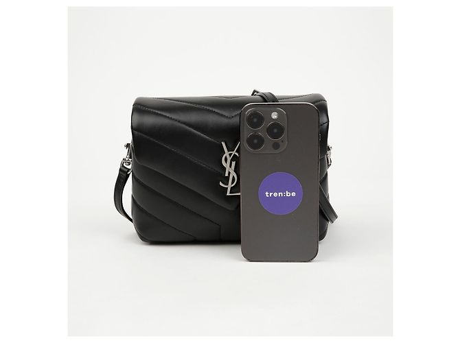 Saint Laurent Borsa a tracolla Lulu Toy Nero - vista 6