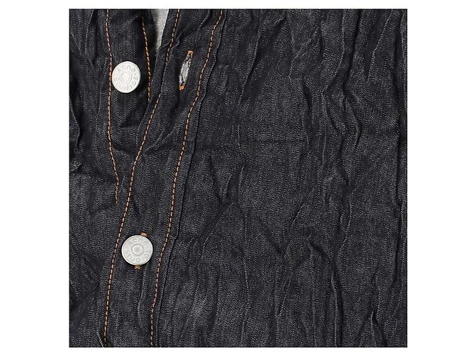 Acne Crinkle Denim Jacke Schwarz - Ansicht 9