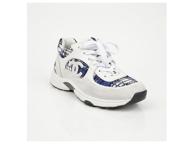 Chanel Sneakers da tennis Taglia Argento - vista 2