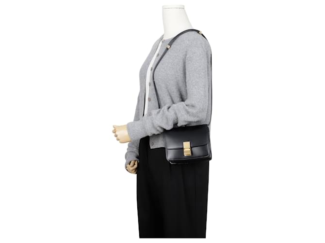 Céline Piccola borsa a tracolla Classic Box Nero - vista 12