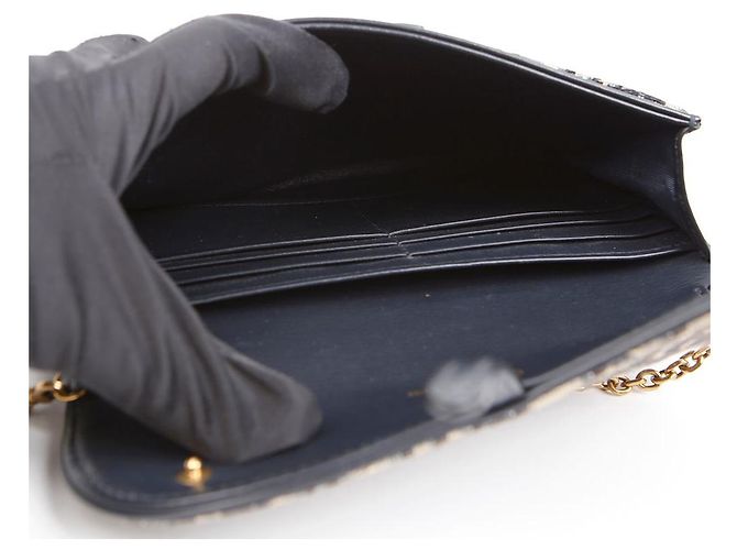 Dior Piccola borsa a tracolla crossbody con catena Blu - vista 10