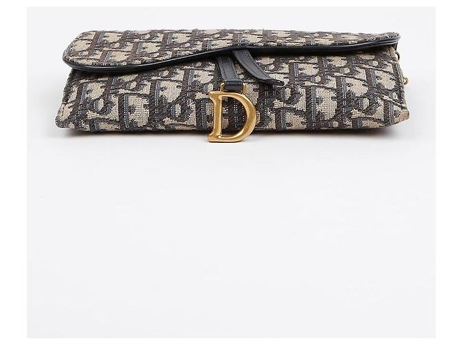 Dior Piccola borsa a tracolla crossbody con catena Blu - vista 6