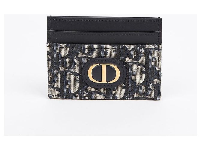 30 Montaigne Dior Montaigne Slot Card Holder Blue - view 2