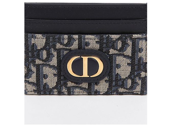 30 Montaigne Dior Montaigne Slot Card Holder Blue - view 3
