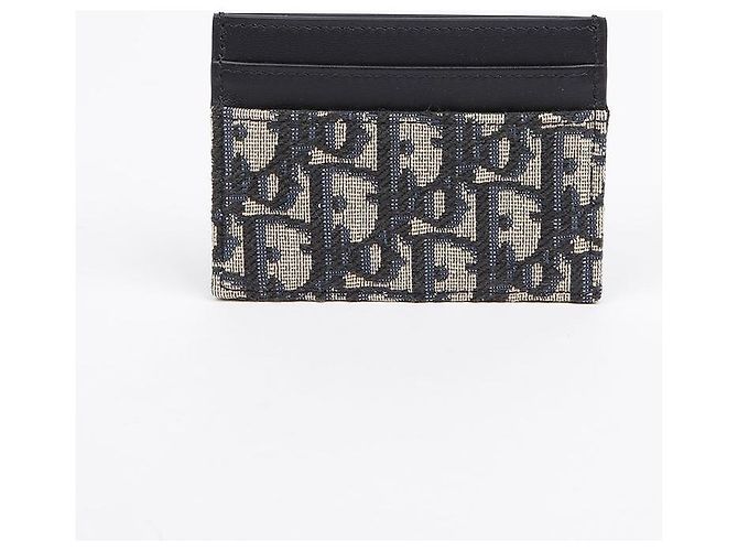 30 Montaigne Dior Montaigne Slot Card Holder Blue - view 4