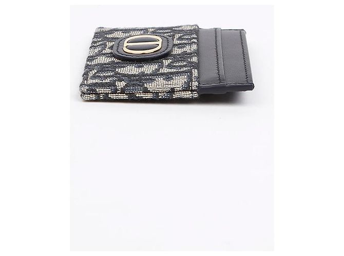 30 Montaigne Dior Montaigne Slot Card Holder Blue - view 5