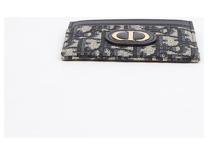 30 Montaigne Dior Montaigne Slot Card Holder Blue - view 6