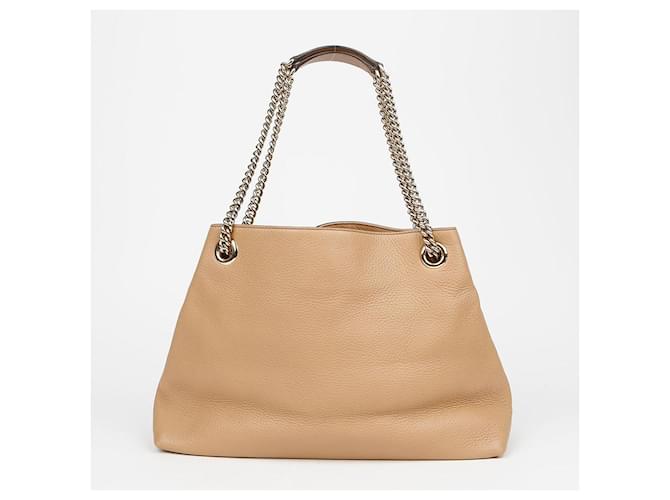 Gucci Borsa a tracolla con catena e nappa Arancione - vista 3