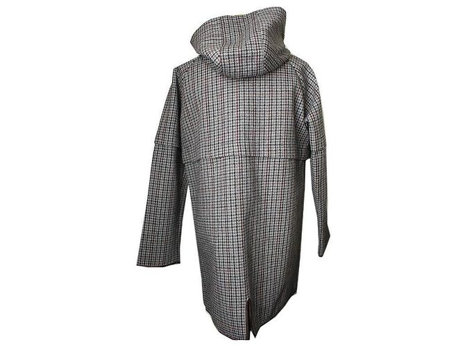 Marni Giacca con cappuccio a quadri grigia per bambini (anni) Marrone - vista 3