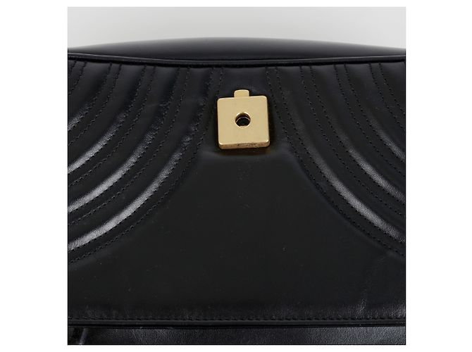 Gucci Borsa a tracolla GG Marmont Small Matelassé nera Nero - vista 7