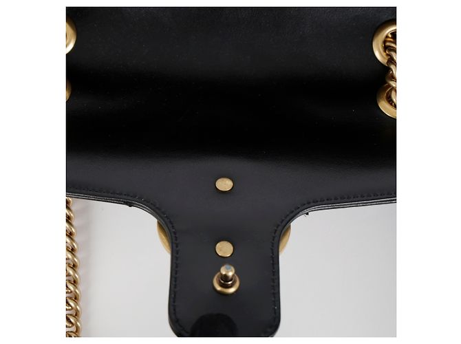 Gucci Borsa a tracolla GG Marmont Small Matelassé nera Nero - vista 8