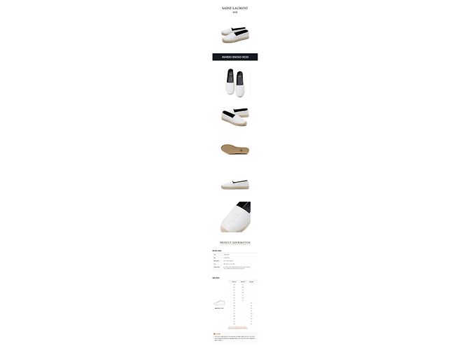 Saint Laurent Monogram Espadrille - view 2
