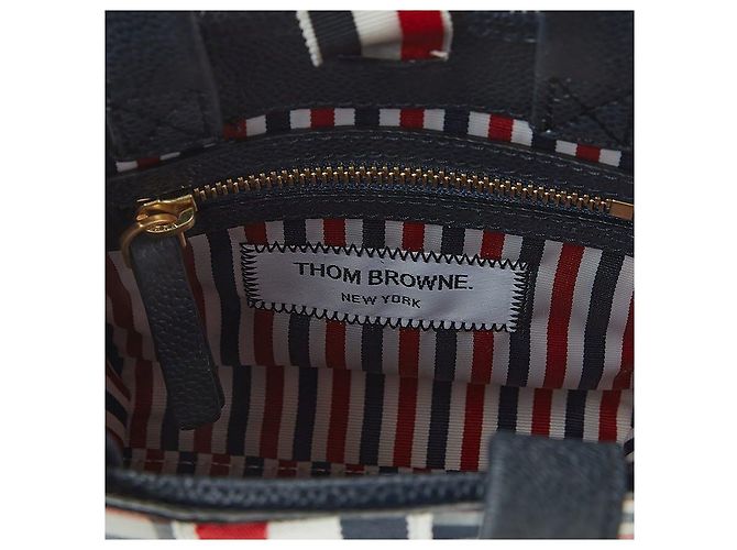 Thom Browne Women's Woven Stripe Gingham Wool Mini Multiple colors - view 10