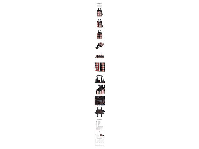 Thom Browne Women's Woven Stripe Gingham Wool Mini Multiple colors - view 11