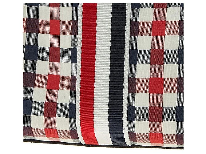 Thom Browne Women's Woven Stripe Gingham Wool Mini Multiple colors - view 7