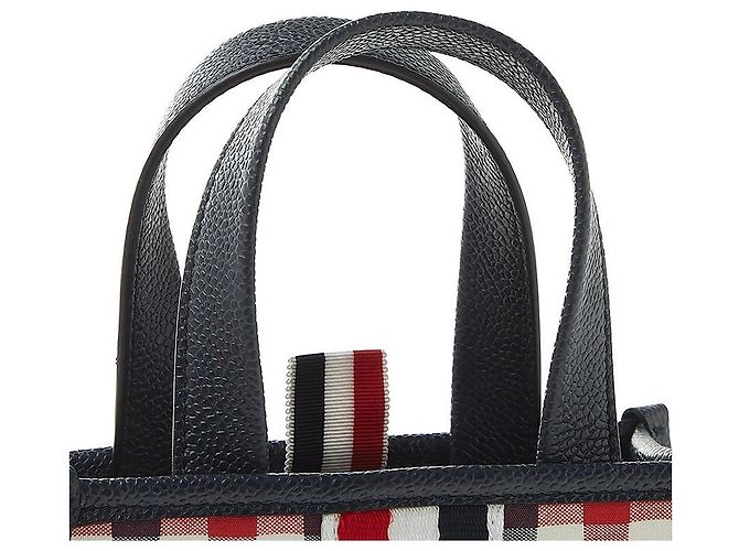 Thom Browne Women's Woven Stripe Gingham Wool Mini Multiple colors - view 8