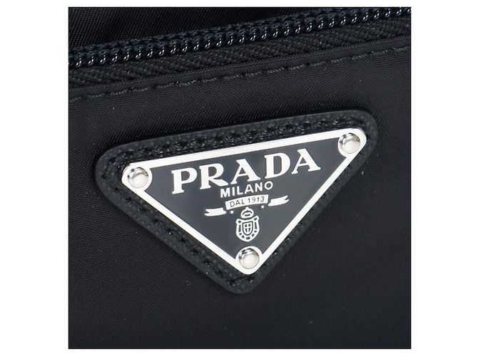 Prada Borsa a Spalla in Re-Nylon Nero - vista 5