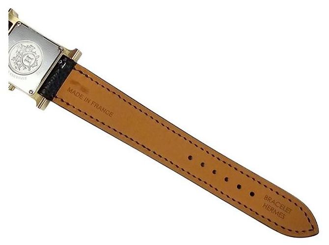 Hermès Orologio Heure Piccolo Modello Placcato Oro Giallo - vista 9