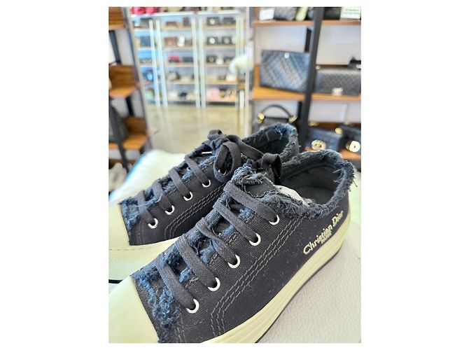 Dior Arbeits-Plateau-Sneaker Schwarz - Ansicht 10