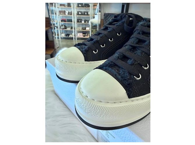 Dior Arbeits-Plateau-Sneaker Schwarz - Ansicht 12