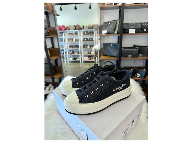 Dior Arbeits-Plateau-Sneaker Schwarz - Ansicht 6