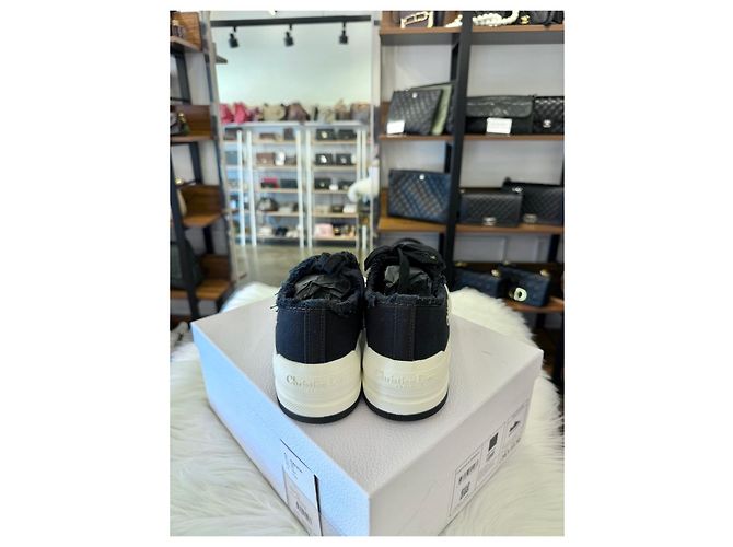 Dior Arbeits-Plateau-Sneaker Schwarz - Ansicht 7
