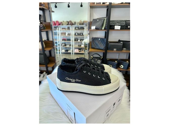Dior Arbeits-Plateau-Sneaker Schwarz - Ansicht 8
