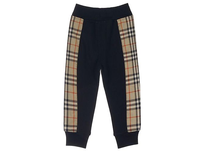 Burberry Vintage Check Panel Cotton Jogging Pants Multiple colors - view 2