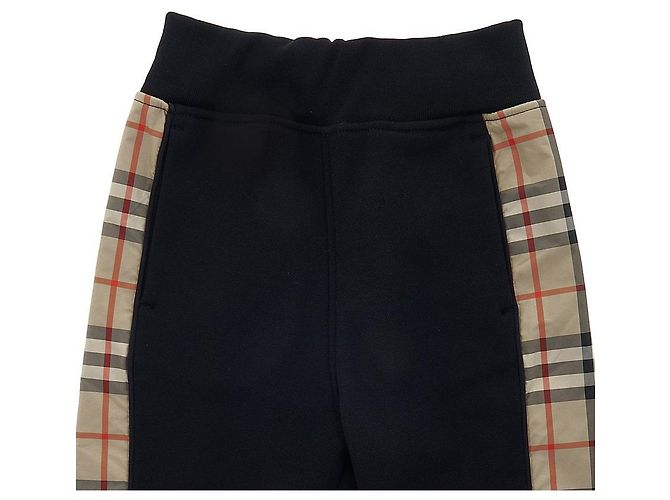 Burberry Vintage Check Panel Cotton Jogging Pants Multiple colors - view 3
