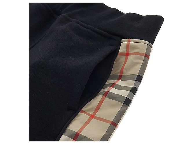 Burberry Vintage Check Panel Cotton Jogging Pants Multiple colors - view 4