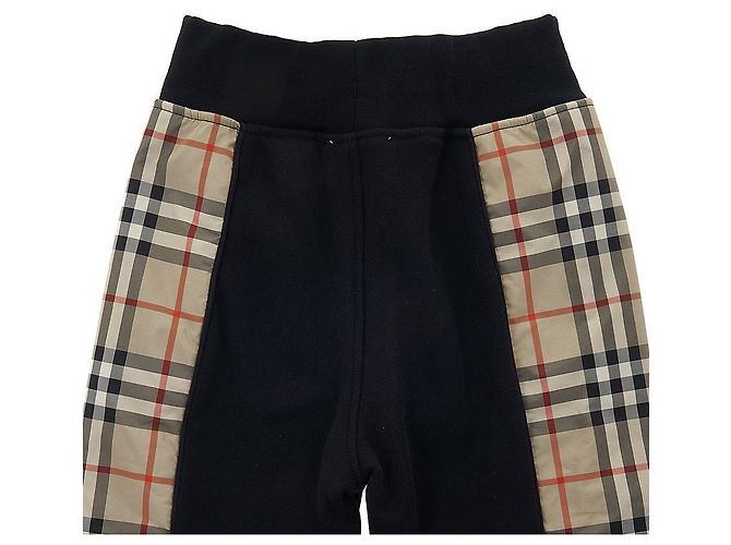 Burberry Vintage Check Panel Cotton Jogging Pants Multiple colors - view 6