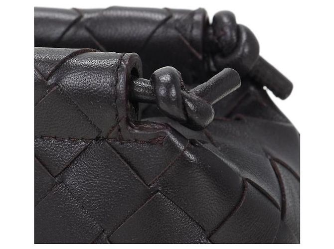 Bottega Veneta Tracolla Intrecciato Nero - vista 6