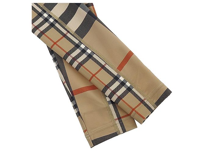 Burberry Isabella Leggings aus Stretch-Jersey mit Kontrast-Karomuster - Ansicht 5