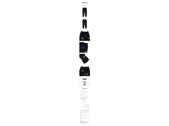 Burberry Pantaloni jogger in cotone con stampa per ragazzi SIDNEY JOG EKD Nero - vista 11