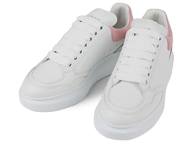Alexander Mcqueen Sneakers Oversized Bianco - vista 3