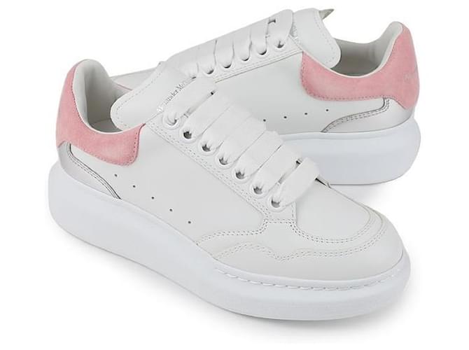 Alexander Mcqueen Sneakers Oversized Bianco - vista 5