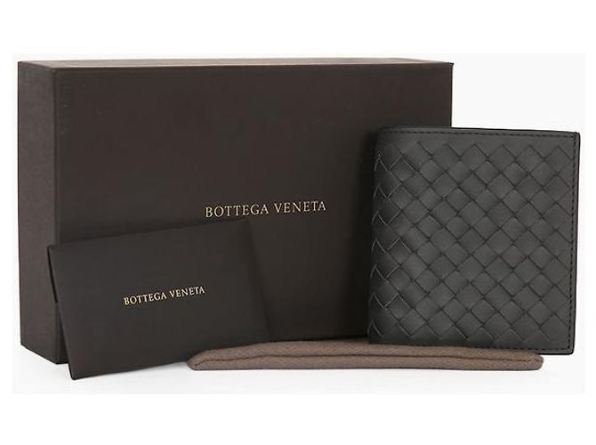 Bottega Veneta Intrecciato Dark Grey Wallet Brown - view 8