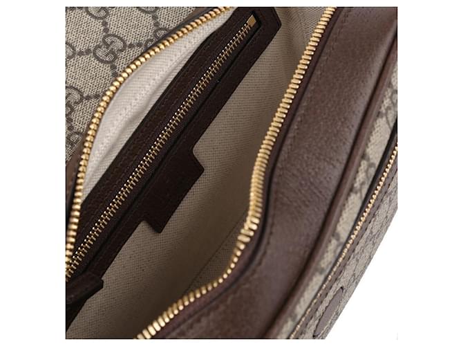 Gucci Piccola borsa a tracolla Ophidia Marrone - vista 8