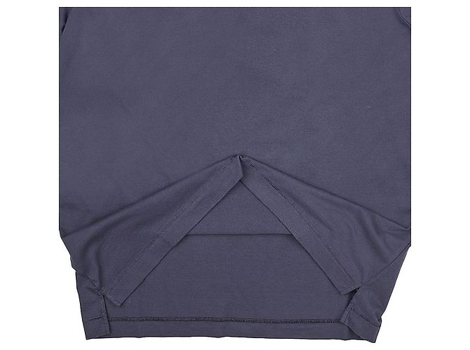 Dior Herren T-Shirt mit ton-in-ton gesticktem Logo Blau - Ansicht 7