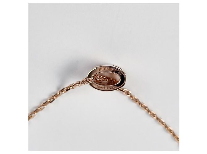 Hermès Colgante Mini Pop Oro Rosa Collar para Mujer Rose Dragée - vista 10