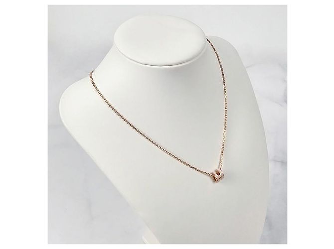 Hermès Colgante Mini Pop Oro Rosa Collar para Mujer Rose Dragée - vista 5