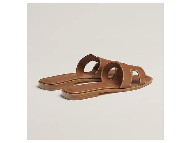 Hermès Sandali e Ciabatte da Donna Oro D'oro - vista 4
