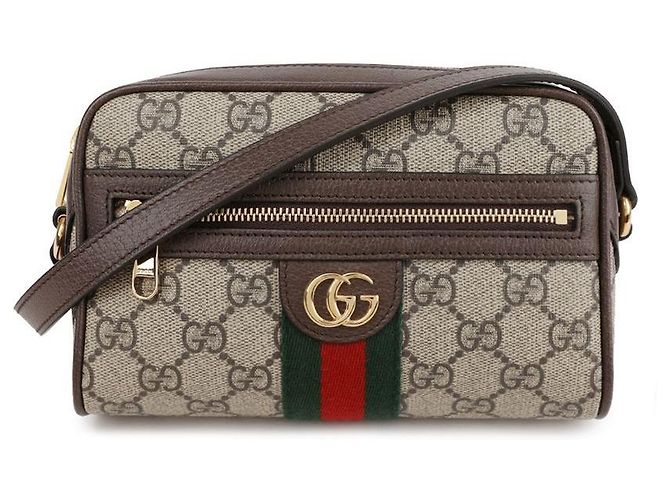 Gucci Ophidia Mini Schultertasche Braun - Ansicht 3