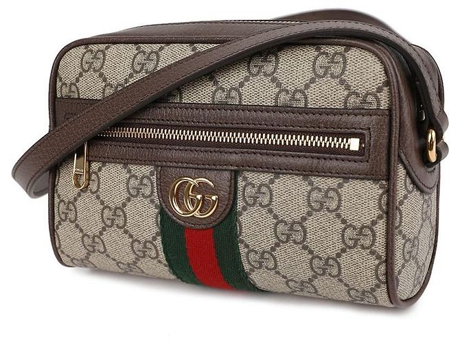 Gucci Ophidia Mini Schultertasche Braun - Ansicht 4