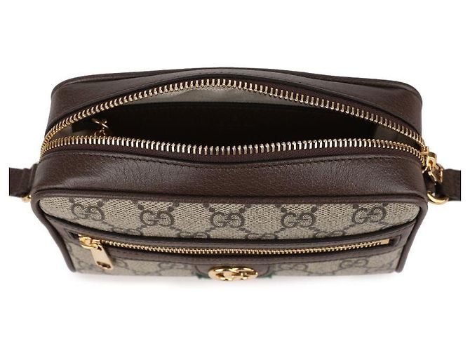 Gucci Ophidia Mini Schultertasche Braun - Ansicht 7