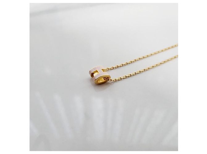 Hermès Colgante Mini Pop Oro Collar para Mujer Rose Dragee Rosa - vista 10