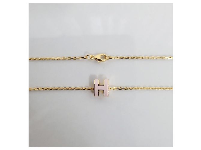 Hermès Colgante Mini Pop Oro Collar para Mujer Rose Dragee Rosa - vista 11